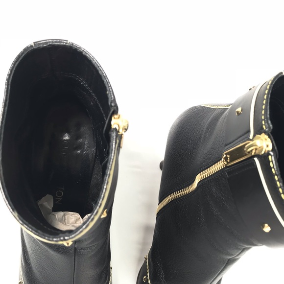LOUIS VUITTON • Suhali Studded Boot • Authentic 40 - Picture 3 of 8